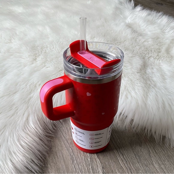 💗 STANLEY 20oz Valentines Day Ruby Hearts Quencher Tumbler - Picture 5 of 7